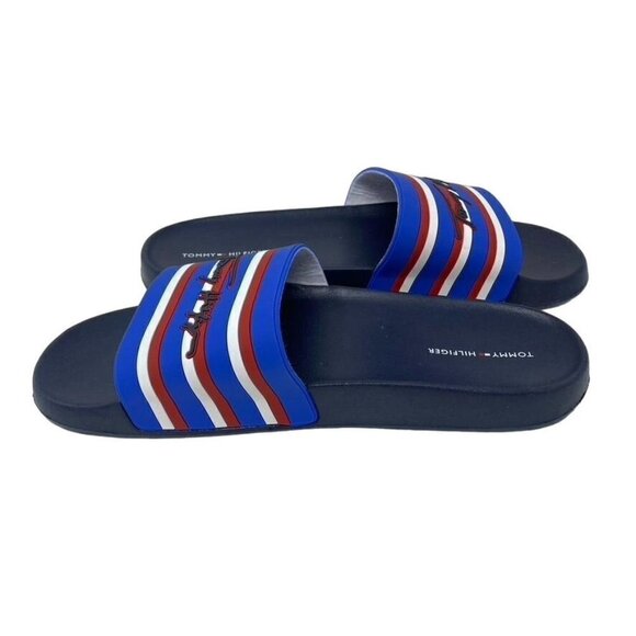 Tommy Hilfiger Szs 8/10 Ombre Stripe Molded Slide Sandal (Women) NWOT - Picture 6 of 11